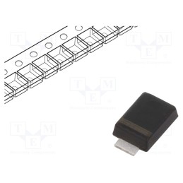 25 pcs x DC COMPONENTS - SS16F - Diode: Schottky rectifying, SMD, 60V, 1A, SMA flat,