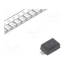 25 pcs x DC COMPONENTS - UF1MFL - Diode: rectifying, SMD, 1kV, 1A, 75ns, SOD123F, Ufmax: 1.7V, Ifsm: 25A