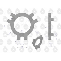 Clutch release ring c 328 original 5001