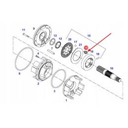 F822100150060 disc brake spring