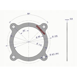 Clutch bearing cover seal c 330 original