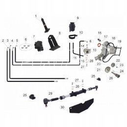 The Ursus C 360 power steering is driven by a flat timing chain
