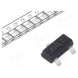 3 pcs x ALPHA & OMEGA SEMICONDUCTOR - AOZ8202CI-12 - Diode: TVS, 125W, 15V, 21A, unidirectional, SOT23, 62pF