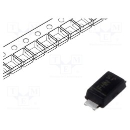 5 pcs x DIODES INCORPORATED - DFLZ6V2-7 - Diode: Zener, 1W, 6.2V, SMD, , PowerDI®123, single diode