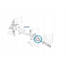 Hub pin New Holland TD Case JX 5193272