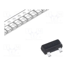 5 pcs x DIODES INCORPORATED - AP7313-25SAG-7 - IC: voltage regulator, LDO,linear,fixed, 2.5V, 0.15A, SOT23, SMD