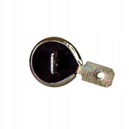 Metal bulb holder with 2 pins