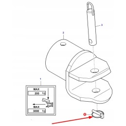 La340441801 hitch pin