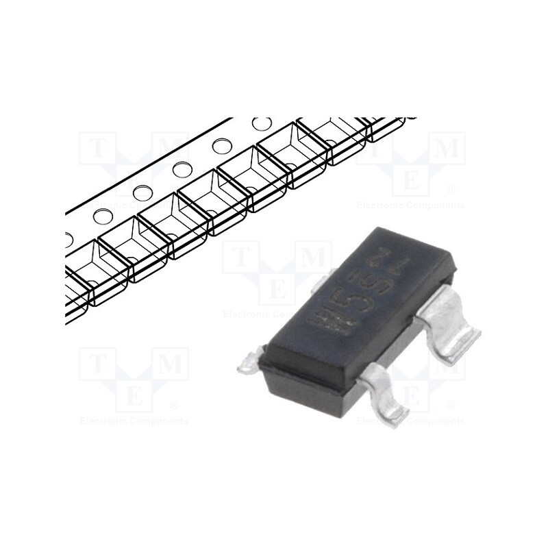 5 pcs x INFINEON TECHNOLOGIES - BCR401RE6327HTSA1 - IC: driver, single transistor, current regulator,LED driver