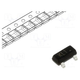 25 pcs x MICRO COMMERCIAL COMPONENTS - BC847C-TP-HF - Transistor: NPN, bipolar, 45V, 0.1A, 225mW, SOT23