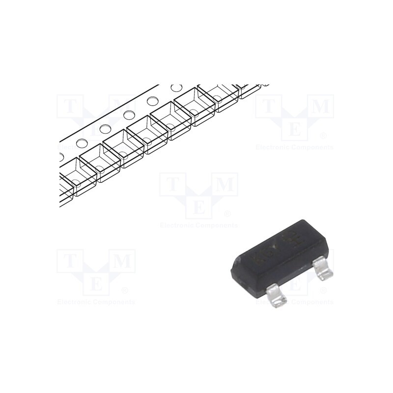 20 pcs x DIODES INCORPORATED - DDZX15-7 - Diode: Zener, 0.3W, 15V, SMD, , SOT23, single diode, 50nA