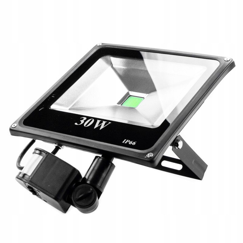 30W LED floodlight with motion sensor