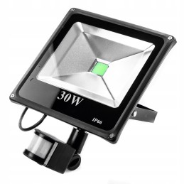 30W LED floodlight with motion sensor