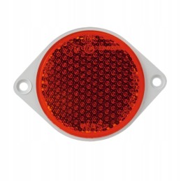 Round reflector, screw-on, orange, diameter 75