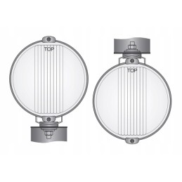 Fog lamp 152x81 h3 with e20 cable