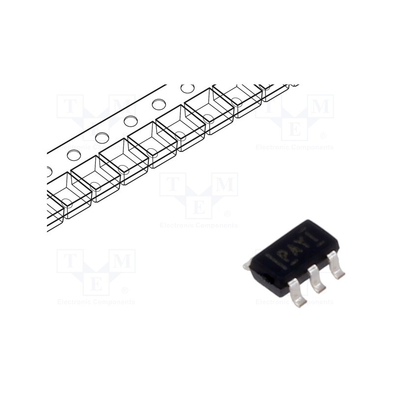 1 pcs x TEXAS INSTRUMENTS - TPS2829DBVR - IC: driver, low-side,gate driver, SOT23-5, -2÷2A, Ch: 1, 4÷14VDC