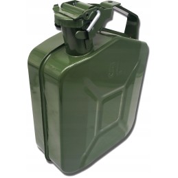 Metal canister 5l fuel petrol oil funnel
