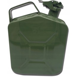 Metal canister 5l fuel petrol oil funnel