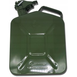 Metal canister 5l fuel petrol oil funnel