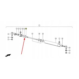 218117 0 hydraulic cylinder ring 50 x 4