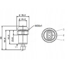 PTO shaft switch button 82025543