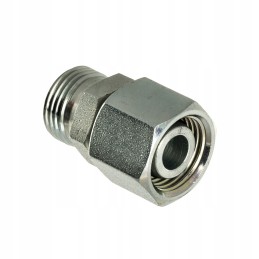 Straight hydraulic connector gz m18x15 gw m18x1 5