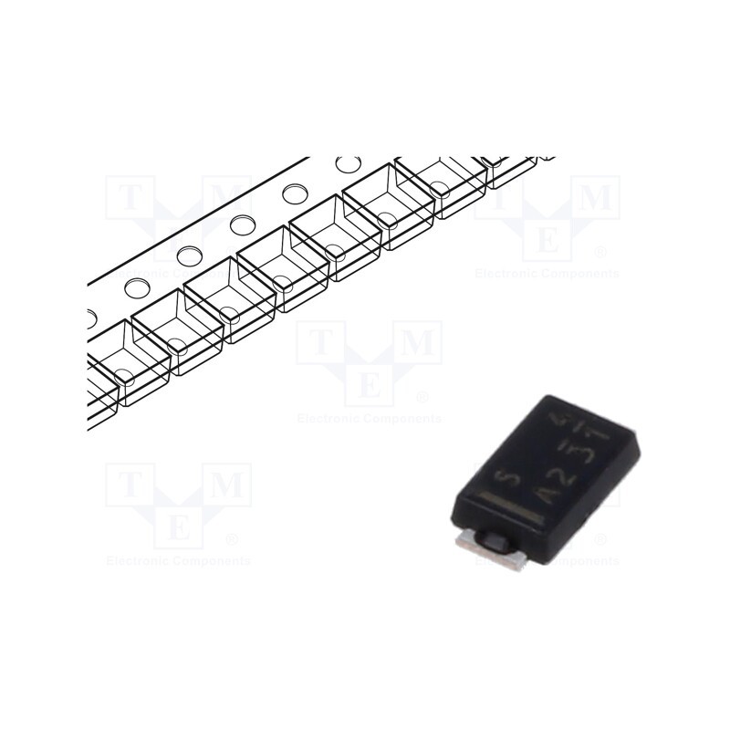 3 pcs x SHINDENGEN - D3CE4S-5063R - Diode: Schottky rectifying, SMD, 40V, 3A, CE (SC110B),