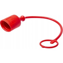 Dust protection cap 3 4 red to