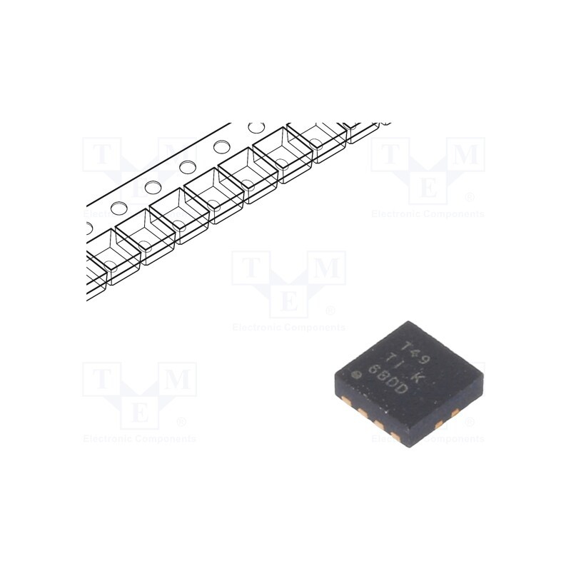 1 pcs x TEXAS INSTRUMENTS - TPS736125DRBT - IC: voltage regulator, LDO,fixed, 1.25V, 0.4A, SON8, SMD,
