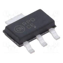 10 pcs x ONSEMI - BCP69T1G - Transistor: PNP, bipolar, 20V, 1A, 1.5W, SOT223