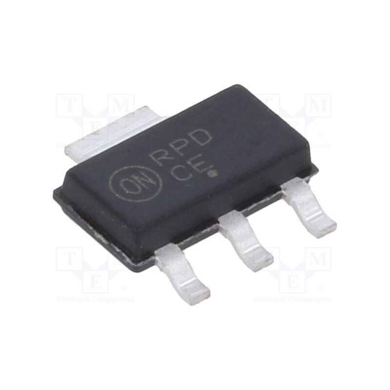 10 pcs x ONSEMI - BCP69T1G - Transistor: PNP, bipolar, 20V, 1A, 1.5W, SOT223