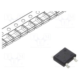 5 pcs x DC COMPONENTS - DB103S - Bridge rectifier: single-phase, Urmax: 200V, If: 1A, Ifsm: 30A, SMT