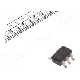 3 pcs x TEXAS INSTRUMENTS - SN74LVC1G240DCKT - IC: digital, buffer,inverting,line driver, Ch: 1, CMOS, SMD, SC70