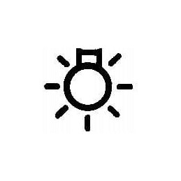 Headlight symbol