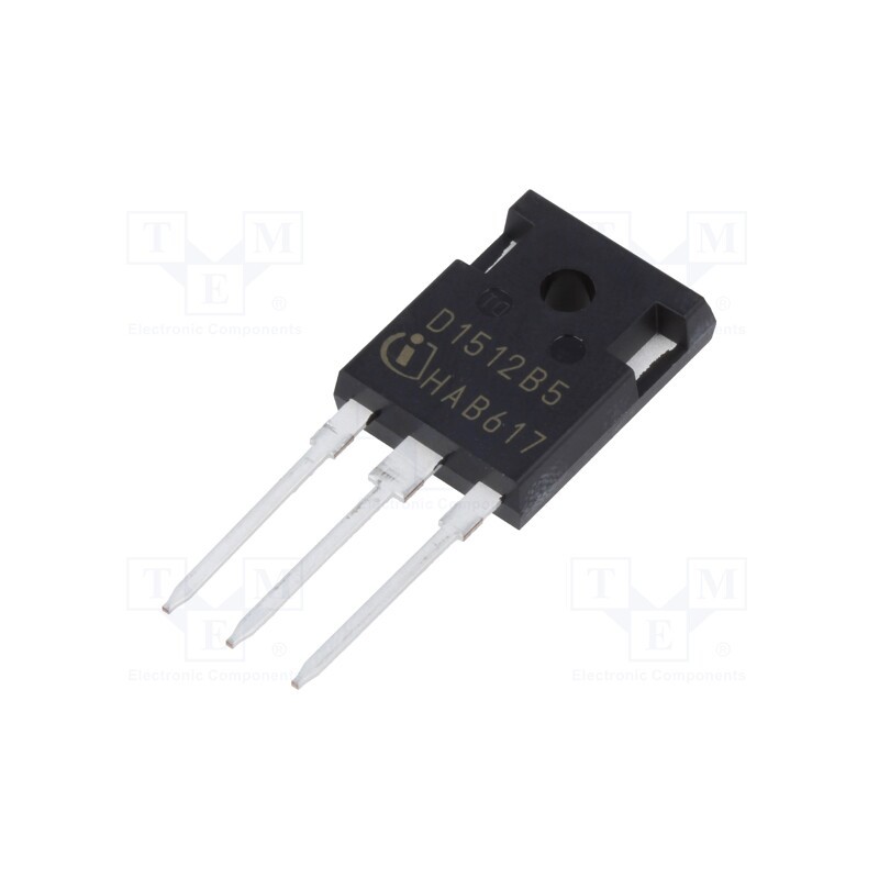 1 pcs x INFINEON TECHNOLOGIES - IDW15G120C5BFKSA1 - Diode: Schottky rectifying, SiC, THT, 1.2kV, 7.5Ax2, 200W,