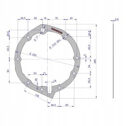 Zetor hydraulic pump seal, original Ursus
