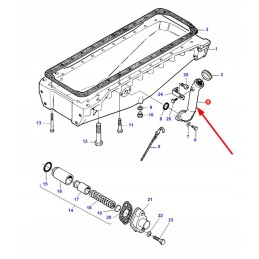 V836855400 oil filler pipe