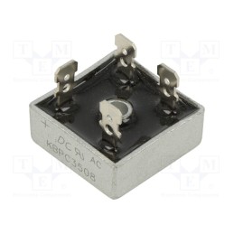 1 pcs x DC COMPONENTS - KBPC3508 - Bridge rectifier: single-phase, Urmax: 800V, If: 35A, Ifsm: 400A