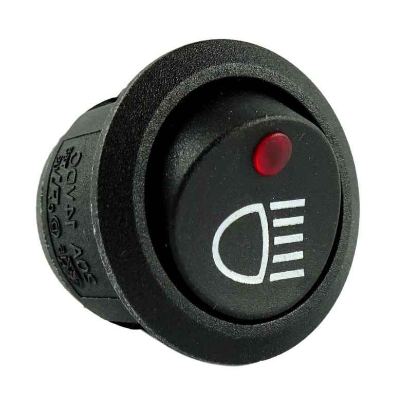 High beam switch 12v 20 ampere 20mm