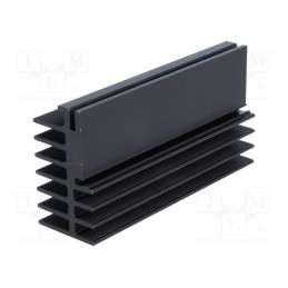 1 pcs x FISCHER ELEKTRONIK - SK 514 100 SA - Heatsink: extruded, black, L: 100mm, W: 30mm, H: 52mm, 3K/W, aluminium