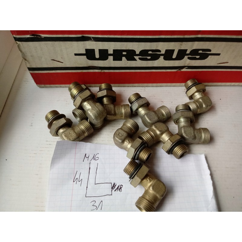 Hydraulic adjustable elbow bb m16x1 5 m18x1 5