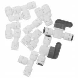 Pipe quick connectors with water shut-off valve