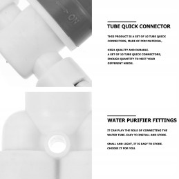 Pipe quick connectors with water shut-off valve