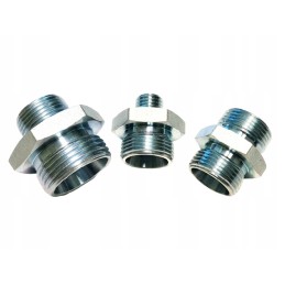 Hydraulic nipple connector m16x1 5 14 x1 5 cone