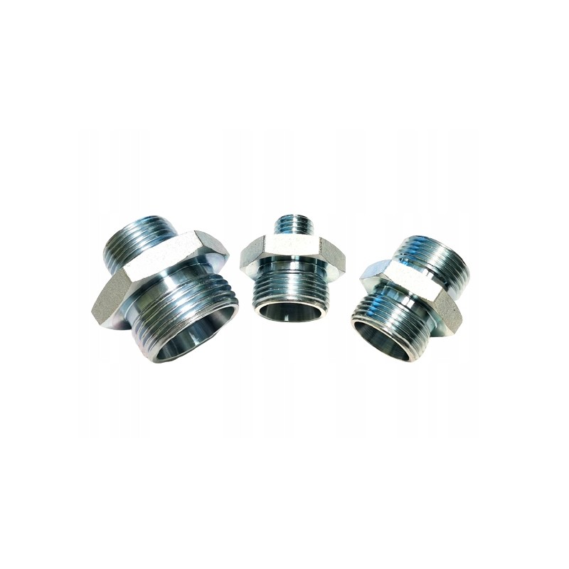 Hydraulic nipple connector m16x1 5 14 x1 5 cone