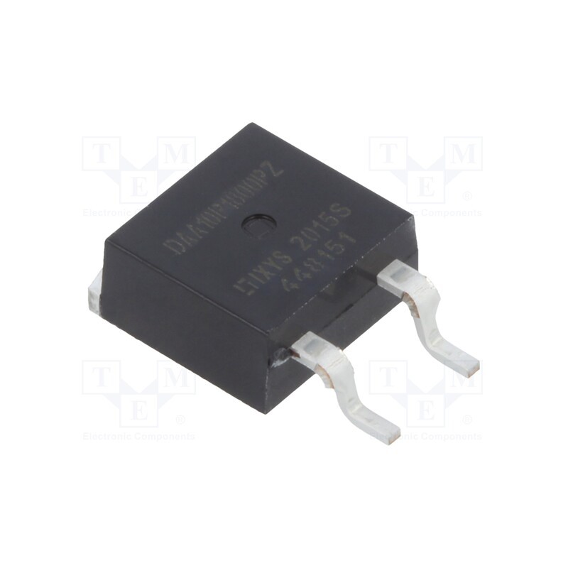 1 pcs x IXYS - DAA10P1800PZ-TUB - Diode: rectifying, SMD, 1.8kV, 10A, TO263ABHV, Ufmax: 1.53V, 100W