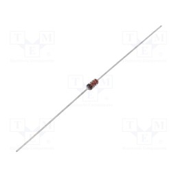20 pcs x TAIWAN SEMICONDUCTOR - BZX55B2V7 A0G - Diode: Zener, 0.5W, 2.7V, 5mA, DO35, single diode, Ir: 10uA