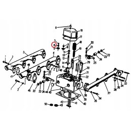 Exhaust valve lock for Ursus C 360 50405590