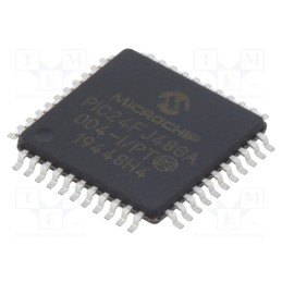 1 pcs x MICROCHIP TECHNOLOGY - PIC24FJ48GA004-I/PT - IC: PIC microcontroller, 48kB, 32MHz, SMD, TQFP44, PIC24, 8kBSRAM
