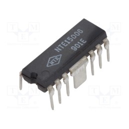 1 pcs x NTE Electronics - NTE15006 - IC: driver, bidirectional,motor controller, DIP12, 1A, Ch: 4, 25VDC